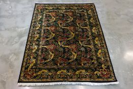A PAK PERSIAN WOOL RUG (220 x 155cm)