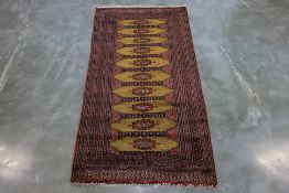 A PERSIAN BURHAN WOOL RUNNER (200 x 93cm)