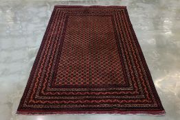 A KHAWAJA ROSHNAI WOOL CARPET (298 x 198cm)