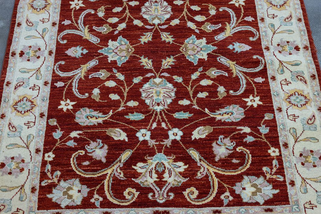 AN AFGHAN REZA WOOL RUG (192 x 125cm) - Image 2 of 3