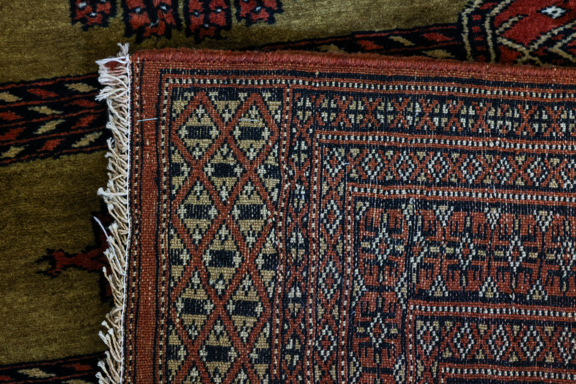 A PERSIAN BURHAN WOOL RUNNER (200 x 93cm) - Image 3 of 3