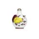AN OVERLAY GLASS SNUFF BOTTLE WITH CRICKETS AND ROOSTER - Image 1 of 5