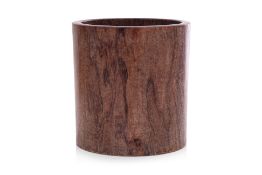 A HUANGHUALI BRUSH POT (1)