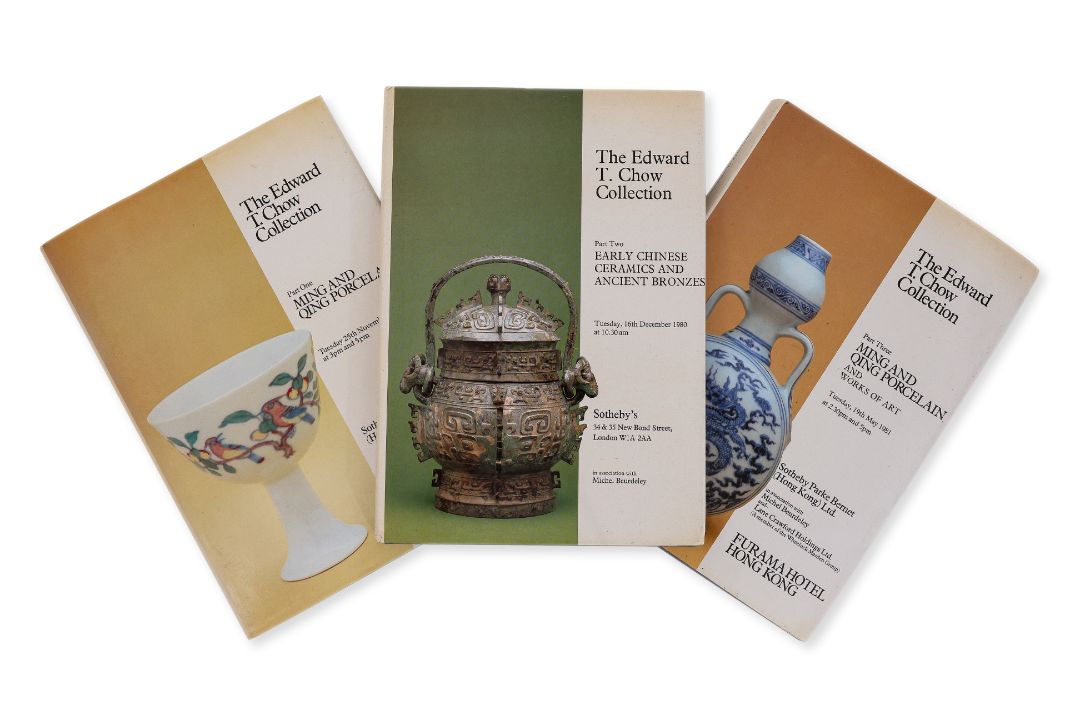 EDWARD T. CHOW COLLECTION, SOTHEBY'S HONG KONG, 3 VOLUMES - Image 1 of 2