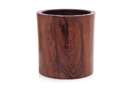 A LARGE HUANGHUALI BRUSH POT