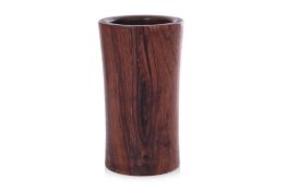A SMALL HUANGHUALI BRUSH POT