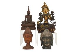 A GROUP OF BUDDHIST FIGURES