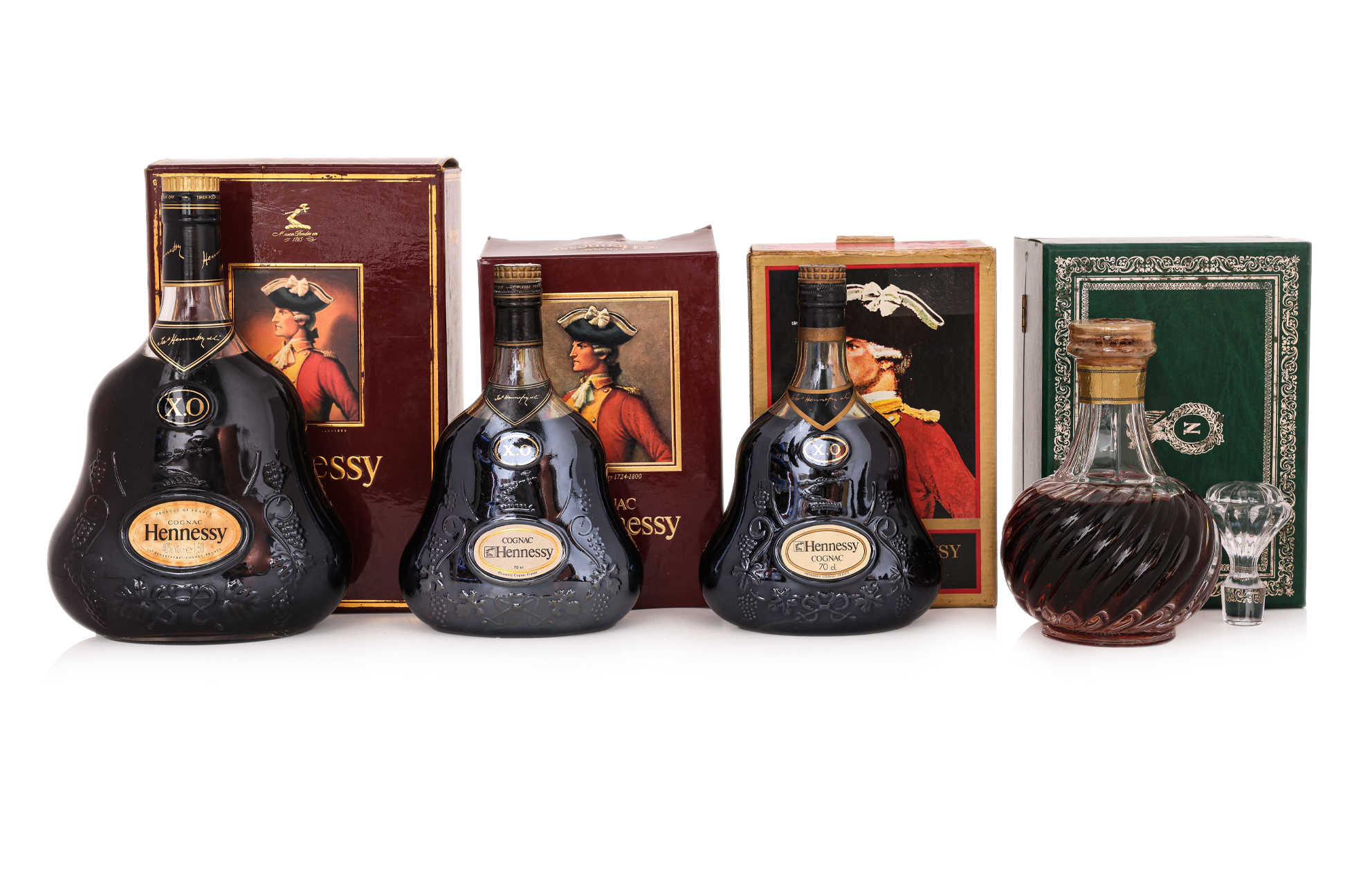 FOUR BOTTLES OF FRENCH COGNAC