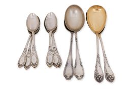 A GROUP OF GERMAN SILVER SPOONS