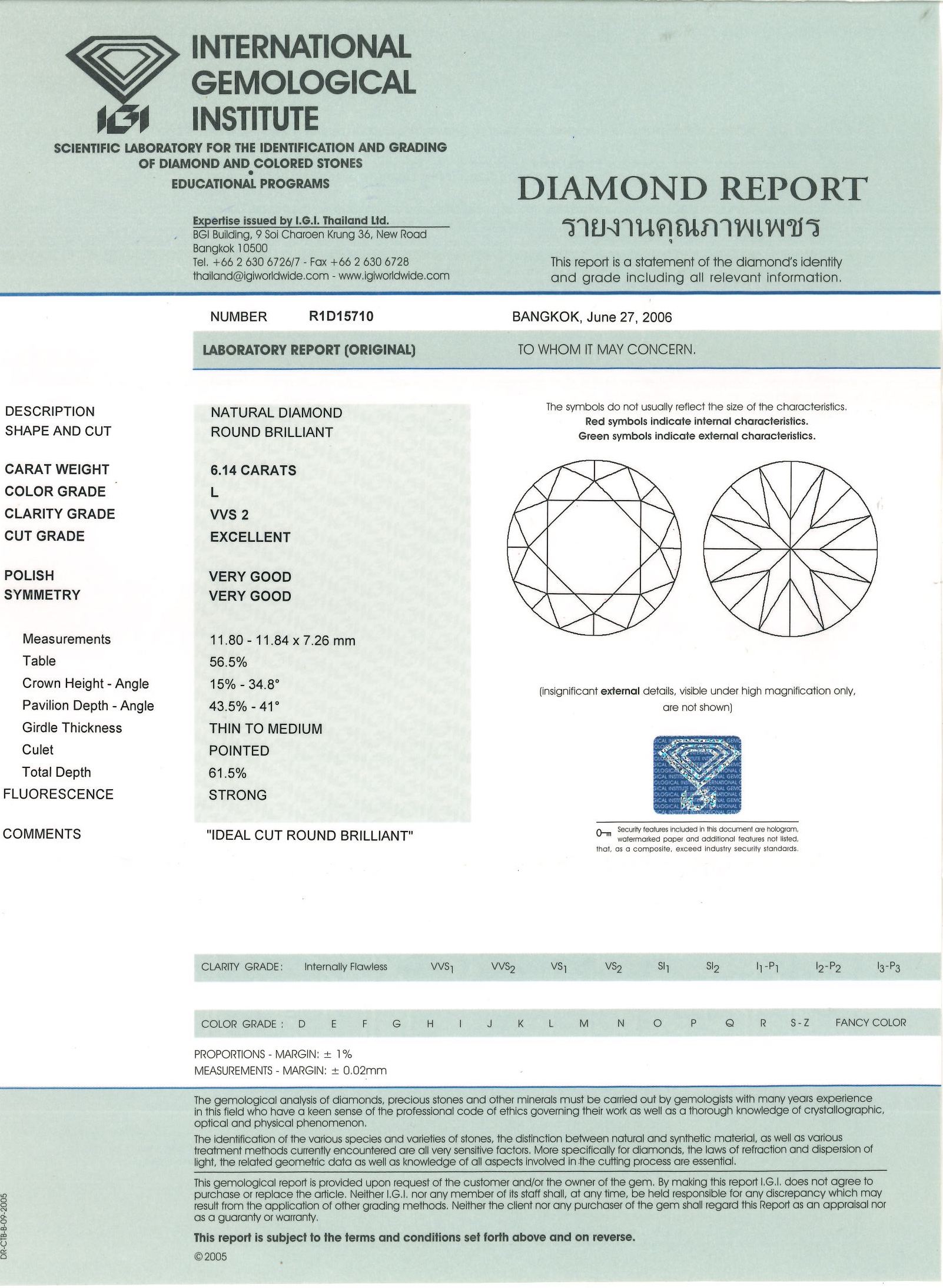 A LARGE DIAMOND RING - Image 4 of 5