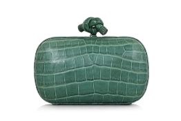 BOTTEGA VENETA - AN EXOTIC LEATHER KNOT CLUTCH