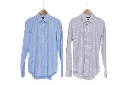 LOUIS VUITTON - TWO STRIPED LONG SLEEVED SHIRTS
