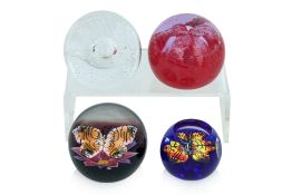 A GROUP CAITHNESS GLASS PAPERWEIGHTS