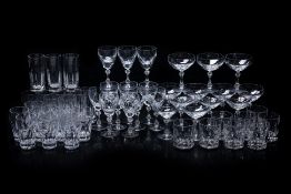 A SUITE OF NACHTMANN CRYSTAL TABLE GLASS