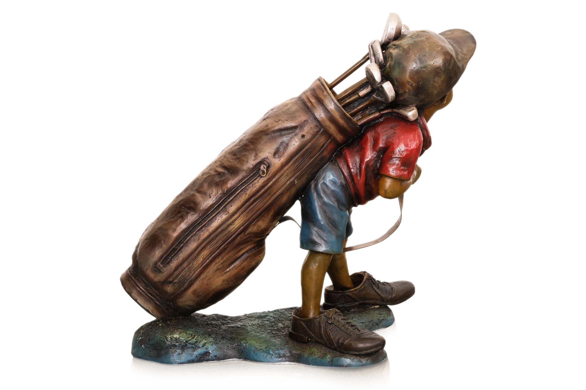 A BRONZE SCULPTURE OF BOY IN THE MANNER OF WALT HORTON - Image 3 of 3