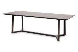 A FLEXFORM STYLE CONTEMPORARY DINING TABLE