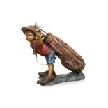 A BRONZE SCULPTURE OF BOY IN THE MANNER OF WALT HORTON