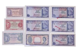 MALAYA AND MALAYSIA, BANKNOTES GROUP, 1941-1982