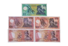 BRUNEI, POLYMER BANKNOTES GROUP, 1996-2011