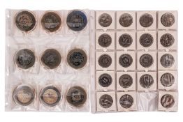 AN ALBUM WITH ASSORTED SINGAPORE COINS