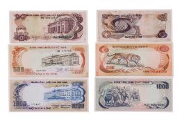 SOUTH VIETNAM, BANKNOTES GROUP, 1955-1972