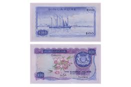 SINGAPORE, ORCHID SERIES BANKNOTES, 1967-1973