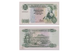 MAURITIUS, ASSORTED BANKNOTES, 1970s-1998