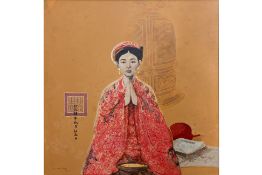 BUI HUU HUNG (VIETNAMESE, B. 1957) - PORTRAIT OF A LADY (2)