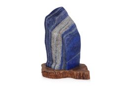 A LARGE LAPIS LAZULI BOULDER SPECIMEN