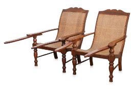 A PAIR INDO DUTCH TEAK PLANTATION CHARIS
