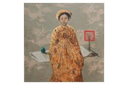 BUI HUU HUNG (VIETNAMESE, B. 1957) - PORTRAIT OF A LADY (1)