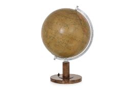 AN ILLUMINATING TERRESTRIAL WORLD GLOBE BY COLUMBUS ERDGLOBUS