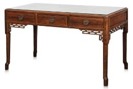 A CHINESE BLACKWOOD DESK