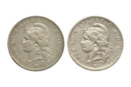 ARGENTINA, REPUBLIC, 1 PESO 1882 (2)