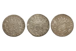 PERU CHARLES III 8 REALES 1767 JM; 1769 JM; 1771 JM (3)