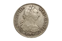 PERU CHARLES III 8 REALES 1776 MJ