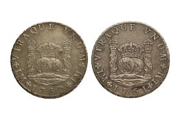 PERU CHARLES III 8 REALES 1761 JM; 1762 JM (2)