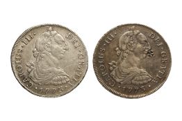 PERU CHARLES III 8 REALES 1773 MJ (2)