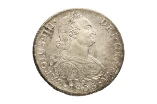 PERU CHARLES IV 8 REALES 1803 JP