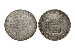 PERU CHARLES III 8 REALES 1767 JM; 1769 JM (2)