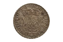 BOLIVIA CHARLES III 8 REALES 1769 JR