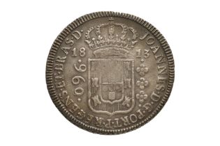 BRAZIL JOHN VI 960 REIS 1813