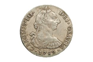 PERU CHARLES III 8 REALES 1782 MI