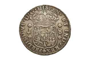 GUATEMALA FRDINAND VI 8 REALES 1757 G J
