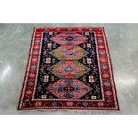 A TURKISH WOOL RUG (190 x 148cm)