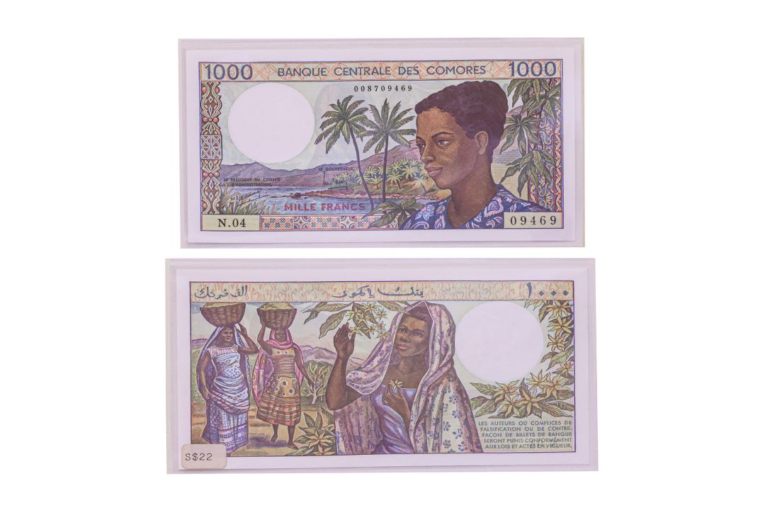 A LARGE COLLECTION OF WORLD BANKNOTES - Image 1 of 21