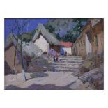 HUANG NAIYUAN (CHINESE, B.1931) - SHIWAN FISHING VILLAGE