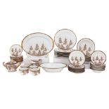 A JAPANESE PORCELAIN DINNER SERVICE