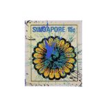 PIERS BOURKE (BRITISH, B.1978) SINGAPORE STAMP SERIES - SUNFLOWER