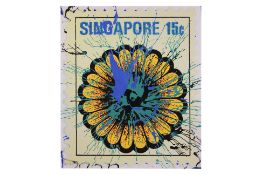 PIERS BOURKE (BRITISH, B.1978) SINGAPORE STAMP SERIES - SUNFLOWER